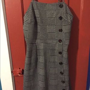 Houndstooth Slim Dress